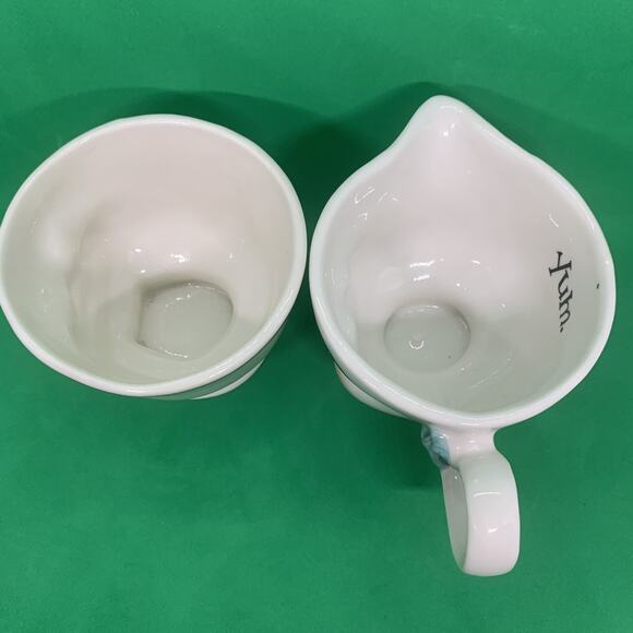 Baileys Irish Cream Tea Cups His & Hers Winking Yum 1996 Limited Edition Vintage - Picture 3 of 12